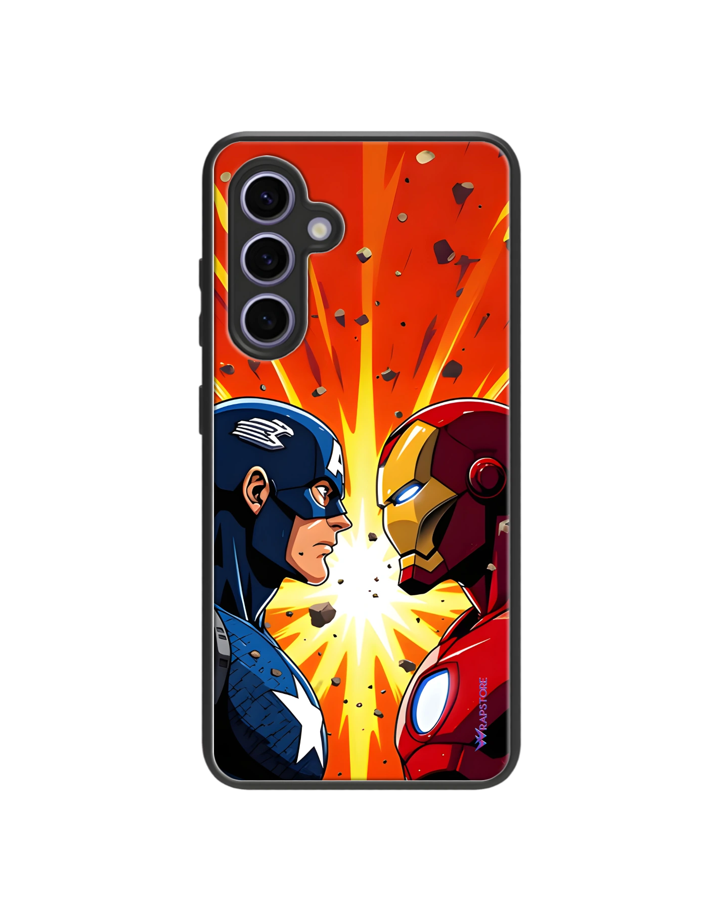 Captain America Vs Ironman Hybrid Hard Case - Image 7