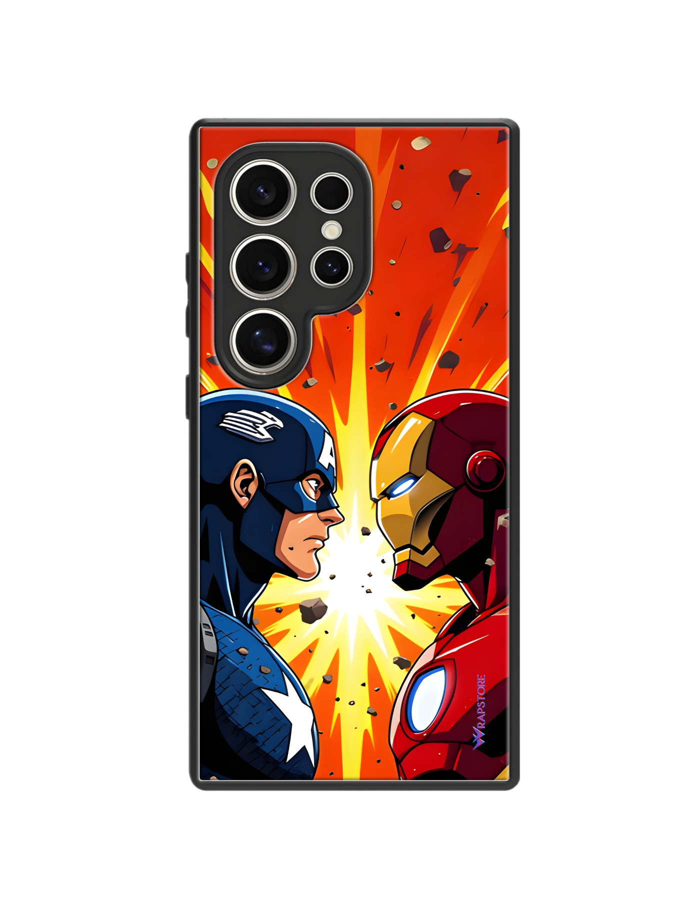 Captain America Vs Ironman Hybrid Hard Case - Image 4