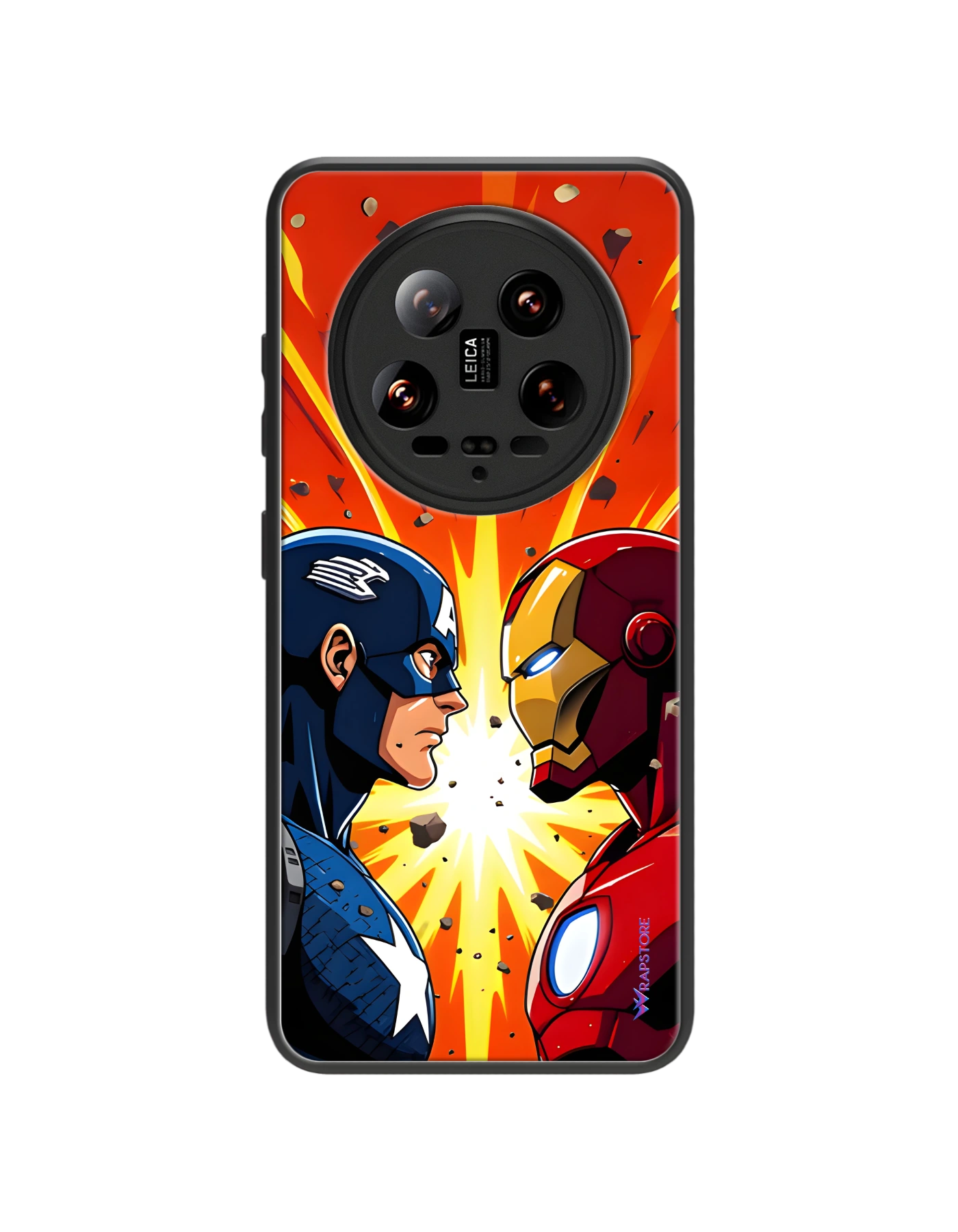 Captain America Vs Ironman Hybrid Hard Case - Image 5